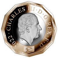 One Pound Charles III King 2022