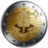 Euro pattern Gibraltar