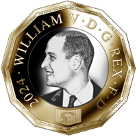 One Pound dodecagonal William V