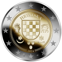 Croatian 2 Euro bimetallic